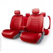 Чехлы на сиденье PERSONA FULL PER-1305GF PIMENTO (алый красный) эластичная экокожа, для сидений с аэробэгом (13шт) AUTOPROFI /1/5
